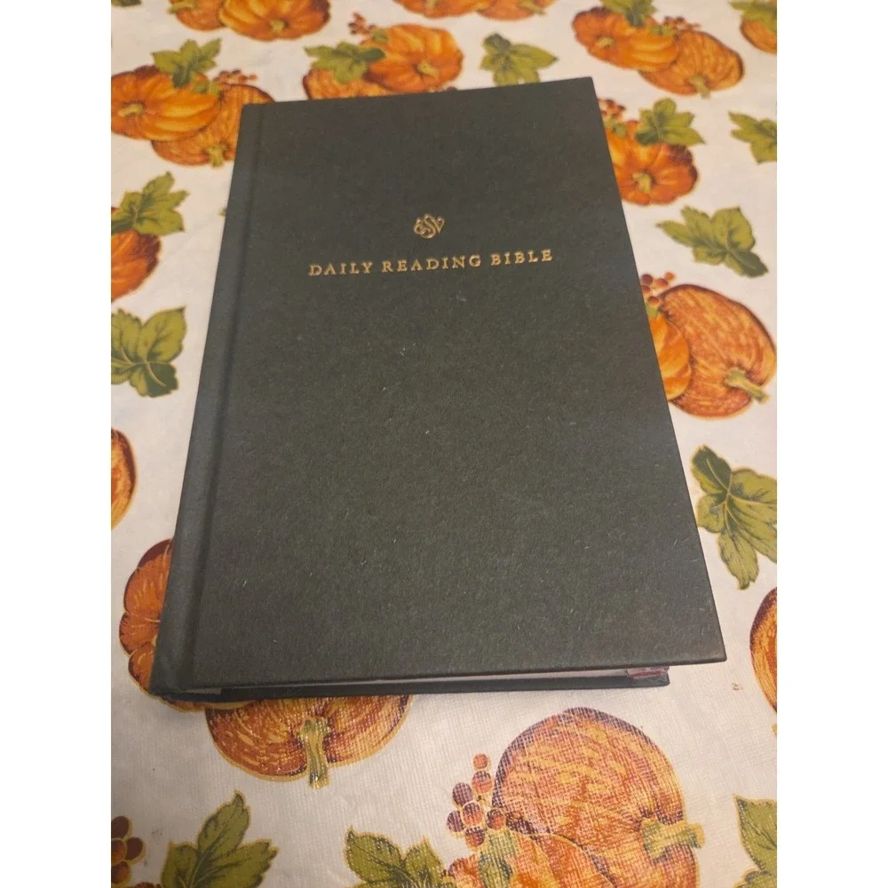ESV Daily Reading Bible, Hardcover, Black Letter Text by Crossway Bibles
